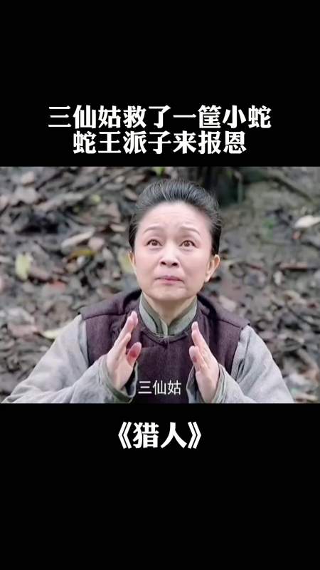 三仙姑救了一筐小蛇蛇王派子来报恩