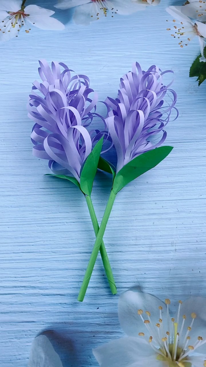 手工折纸#听说你们也喜欢薰衣草
