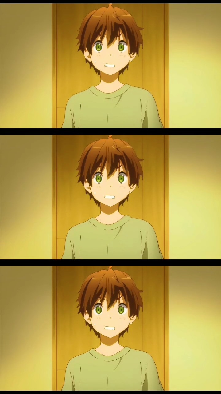 动漫#勇太害羞了.