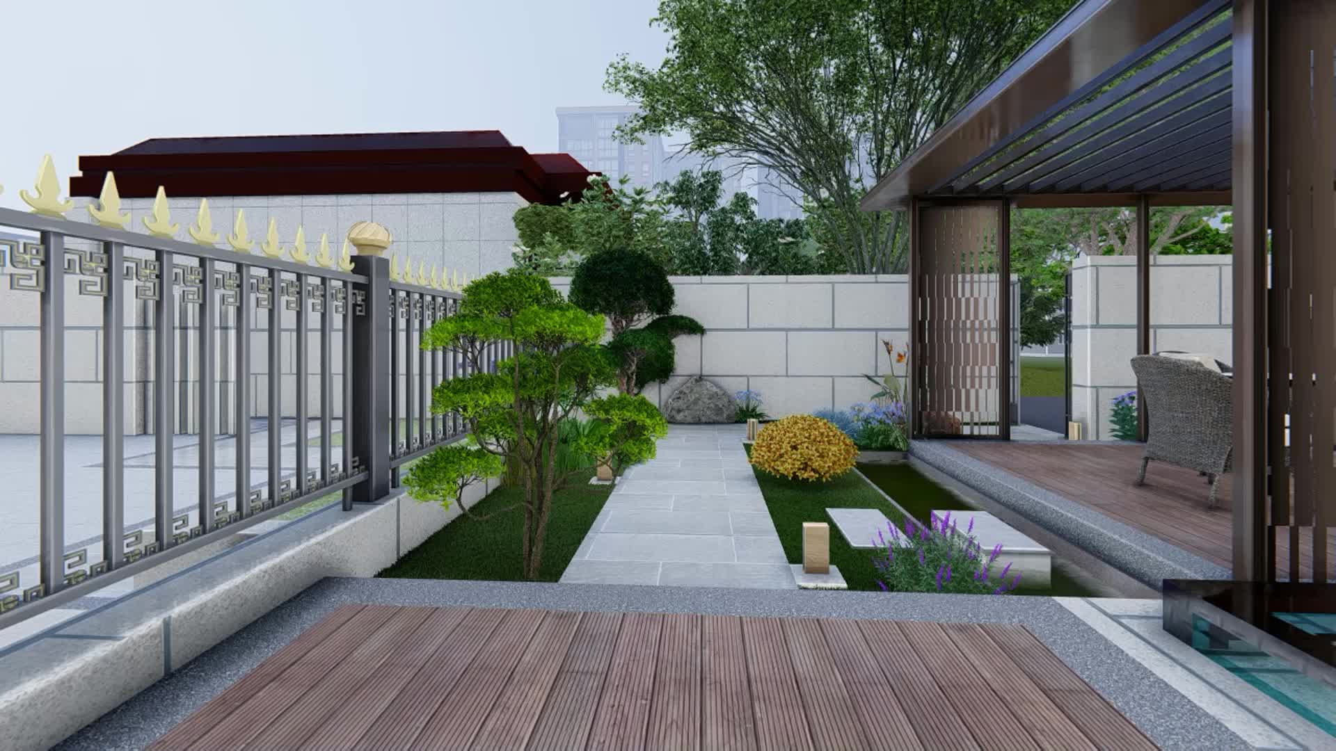 现代花园,私家花园设计-别墅庭院设计-屋顶花园设计