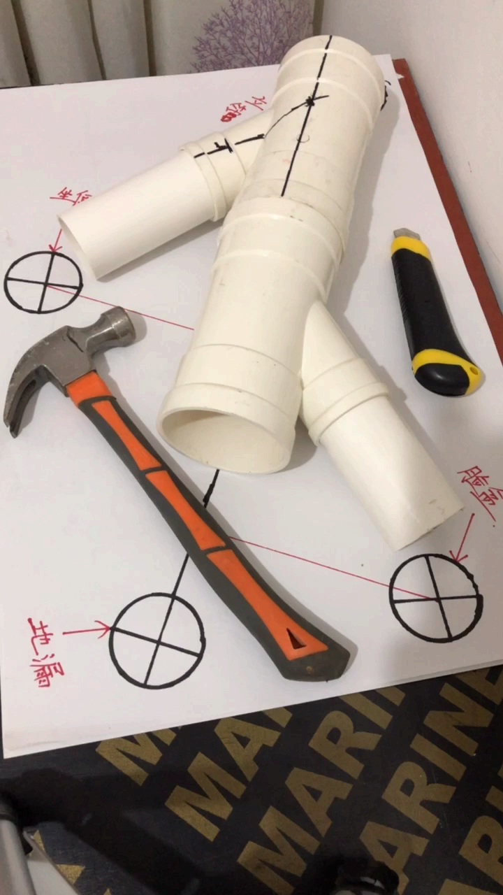 斜三通定位