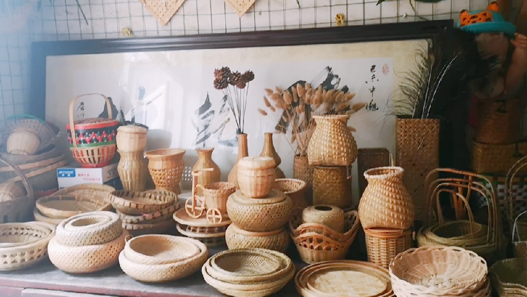 眉山青神的手工竹编