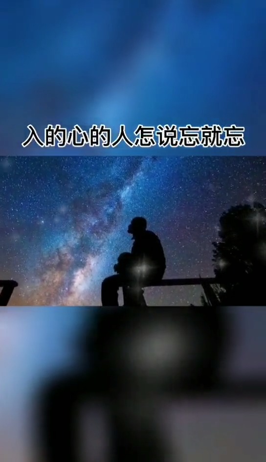 入了心的人,怎能说忘就忘!