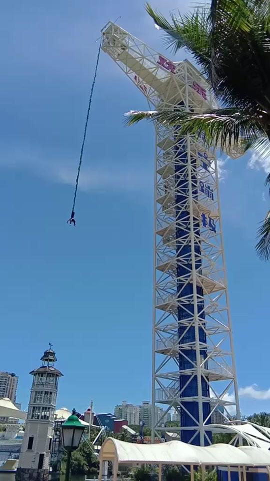 深圳欢乐谷蹦极#蹦极蹦极?