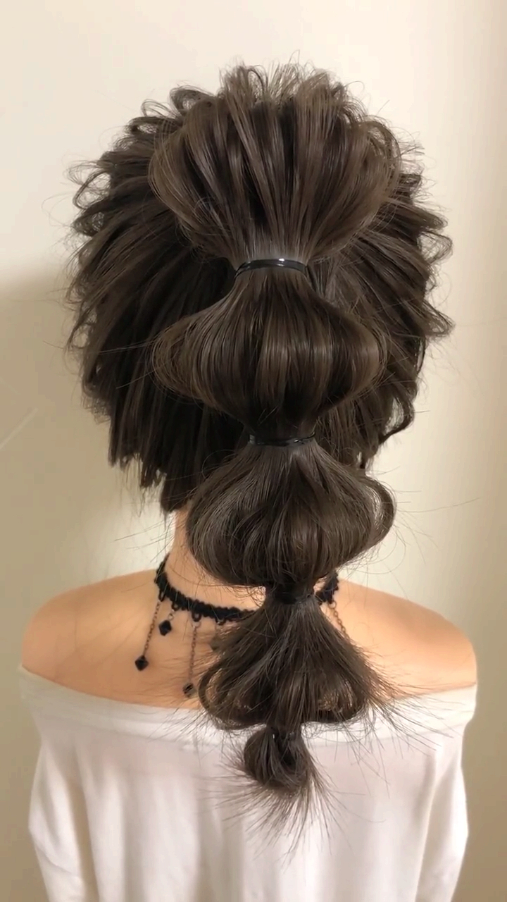 我是发型师#节日扎灯笼辫 喜庆又好看