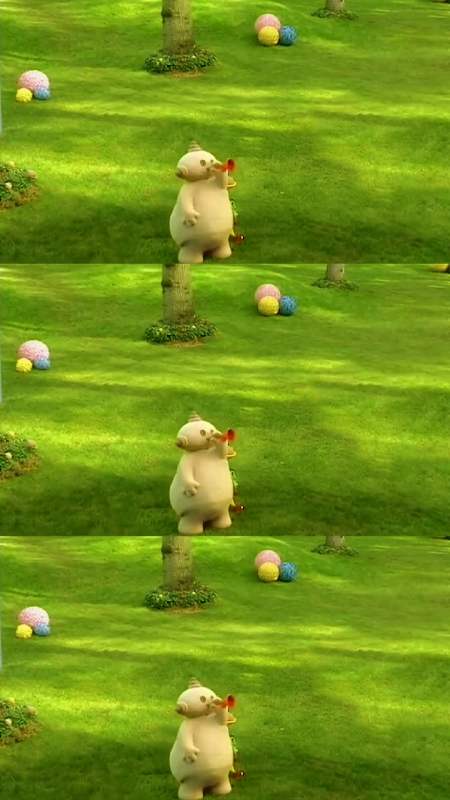 今天玛卡巴卡有来帮哈呼呼洗脸喽,小朋友们今天洗脸了吗