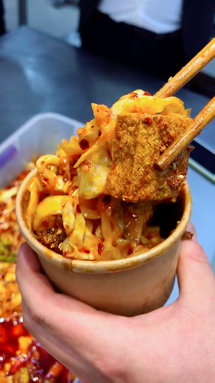 家乡特色美食#泡菜臭豆腐来一份