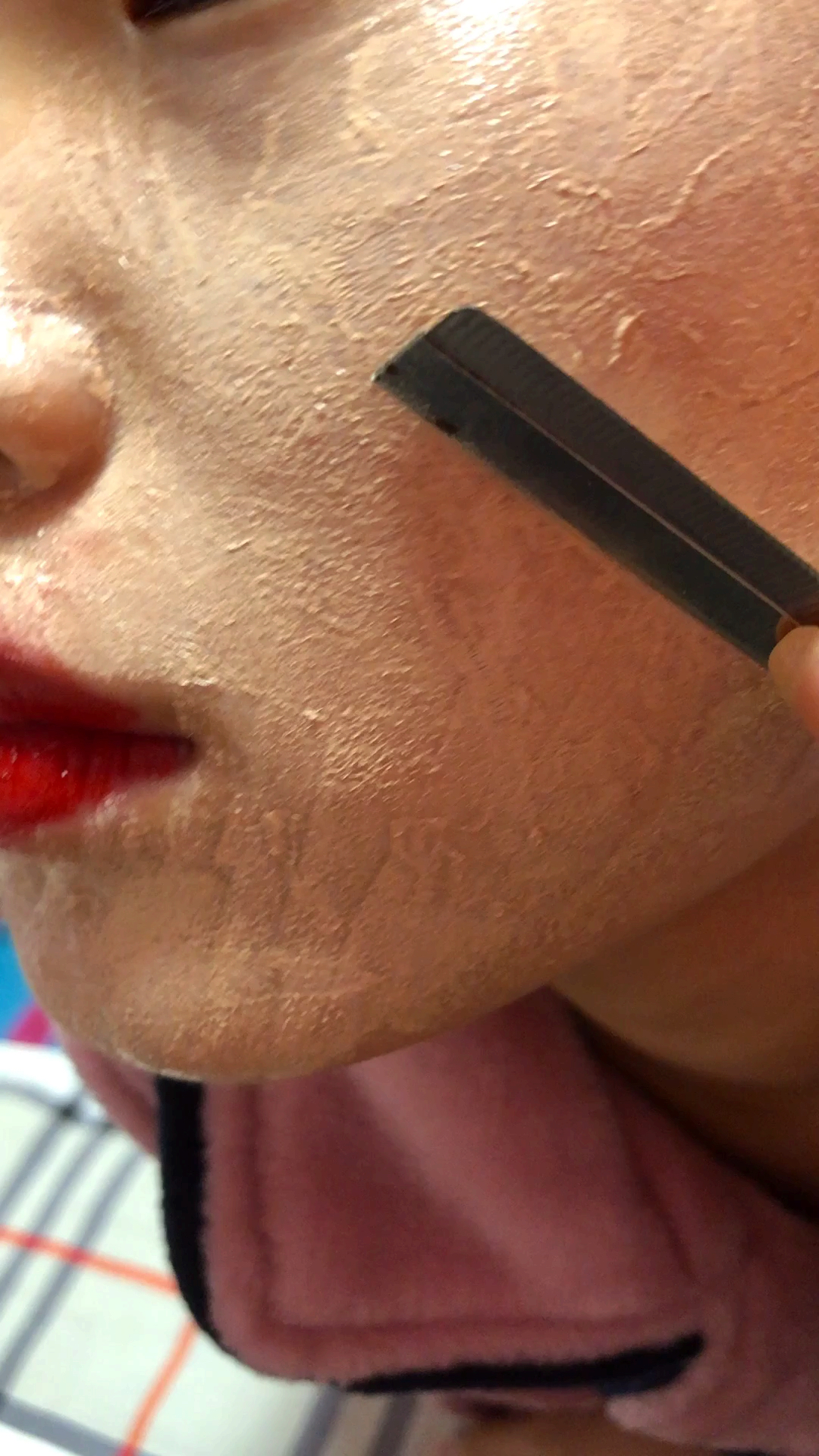 立春#严重浮粉卡粉上妆