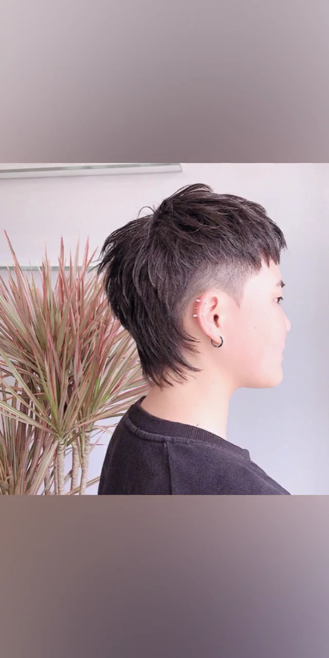 创意发型#2020最火小狼头