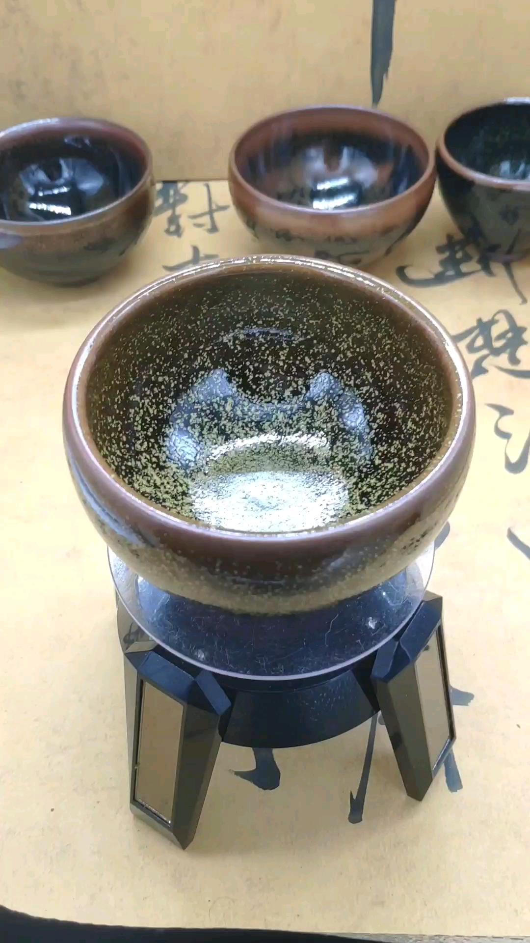 龙窑柴烧乌金《花月夜》建盏