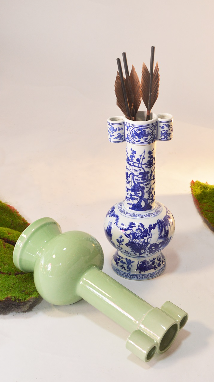 投壶挑战#投壶又称文射,古代士大夫宴饮时做的一种投掷游戏,把箭虾