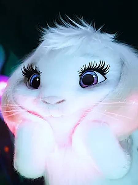 飞奔去月球原创动漫可爱兔子沉醉的青丝电影全程兔子最可爱