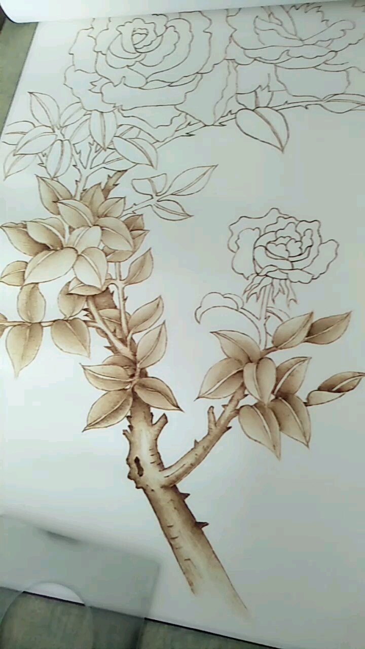 赵老师烙画,喜欢的关注我,记得留下红心,代表你的支持,这里先谢谢了