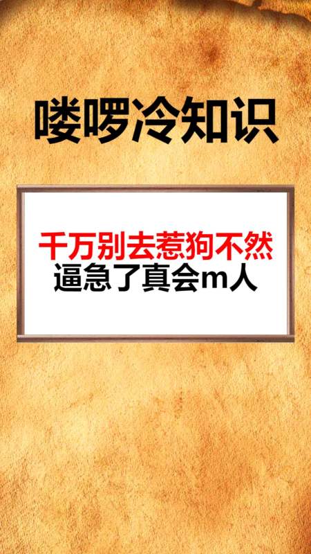 我要上热门#千万别去惹狗不然逼急了真会m人