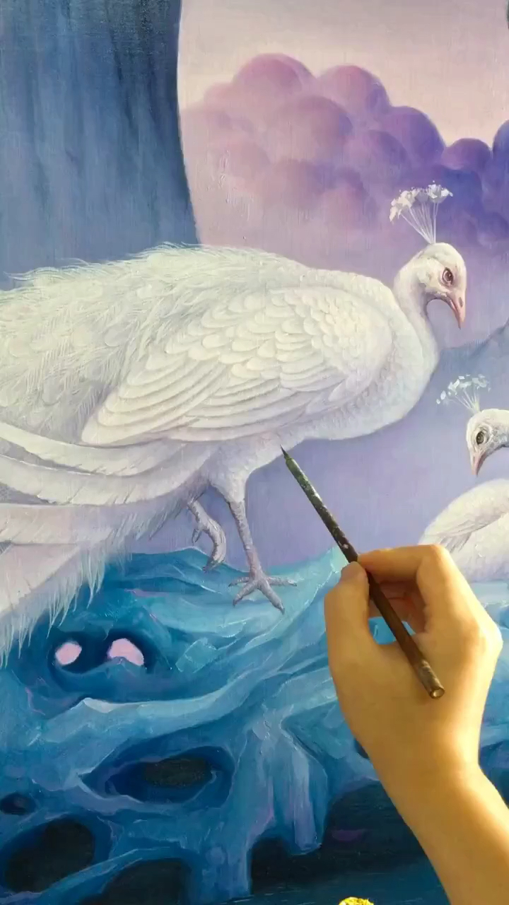 高贵白孔雀 完成