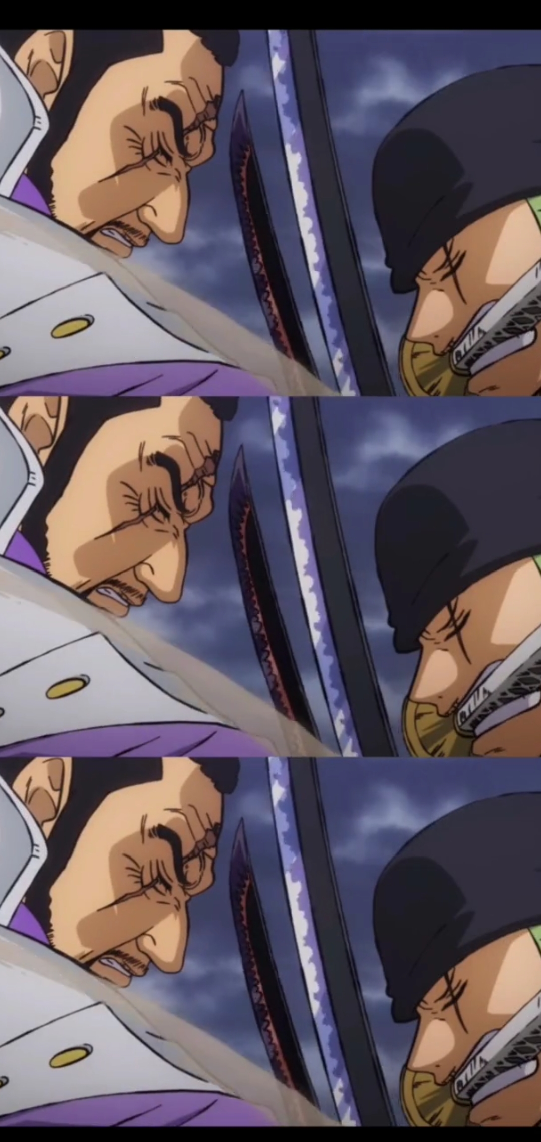 动漫#藤虎与索隆怒秀刀法