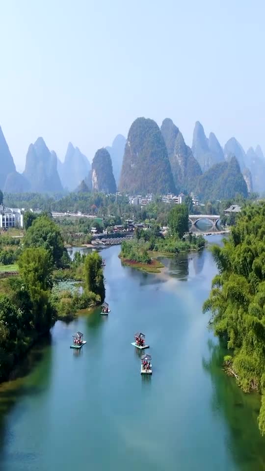 广西桂林风光,十里画廊