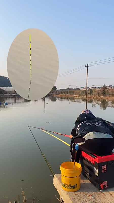 经常有人问挂珠珠怎么调漂对刚刚垂钓大青的老铁们如果钓底建议直接调