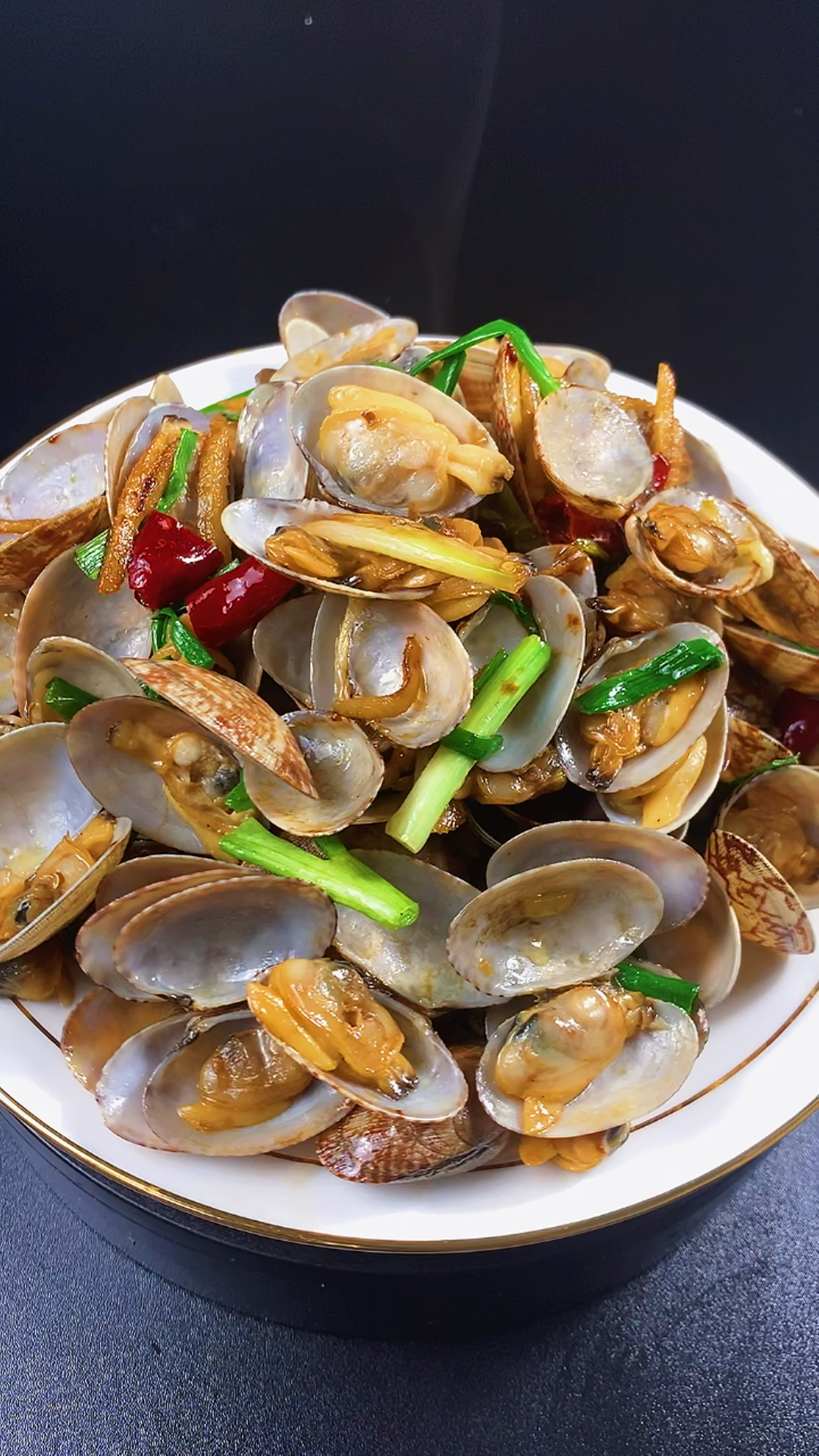 自制美食#姜葱炒花甲