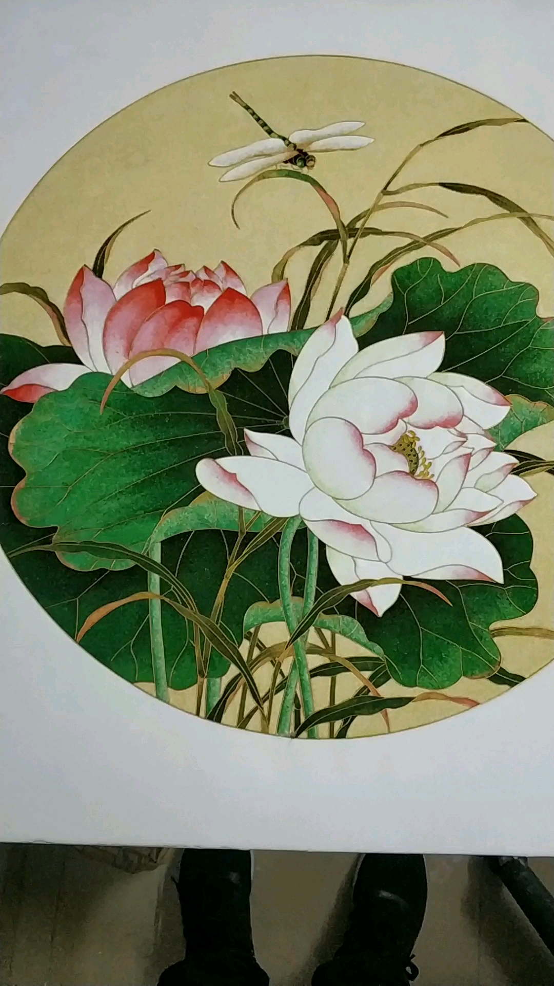 优秀如我#掐丝珐琅工艺画～谢谢观赏!