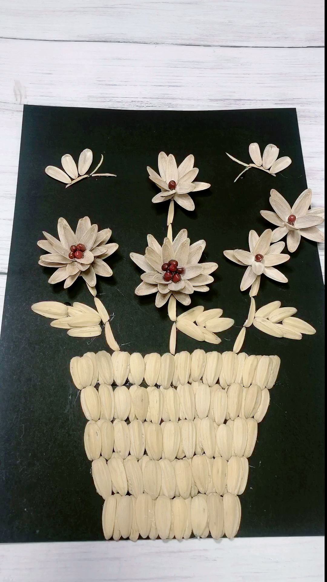 创意手工diy#老公嗑了一晚上的瓜子,再也不说我浪费了