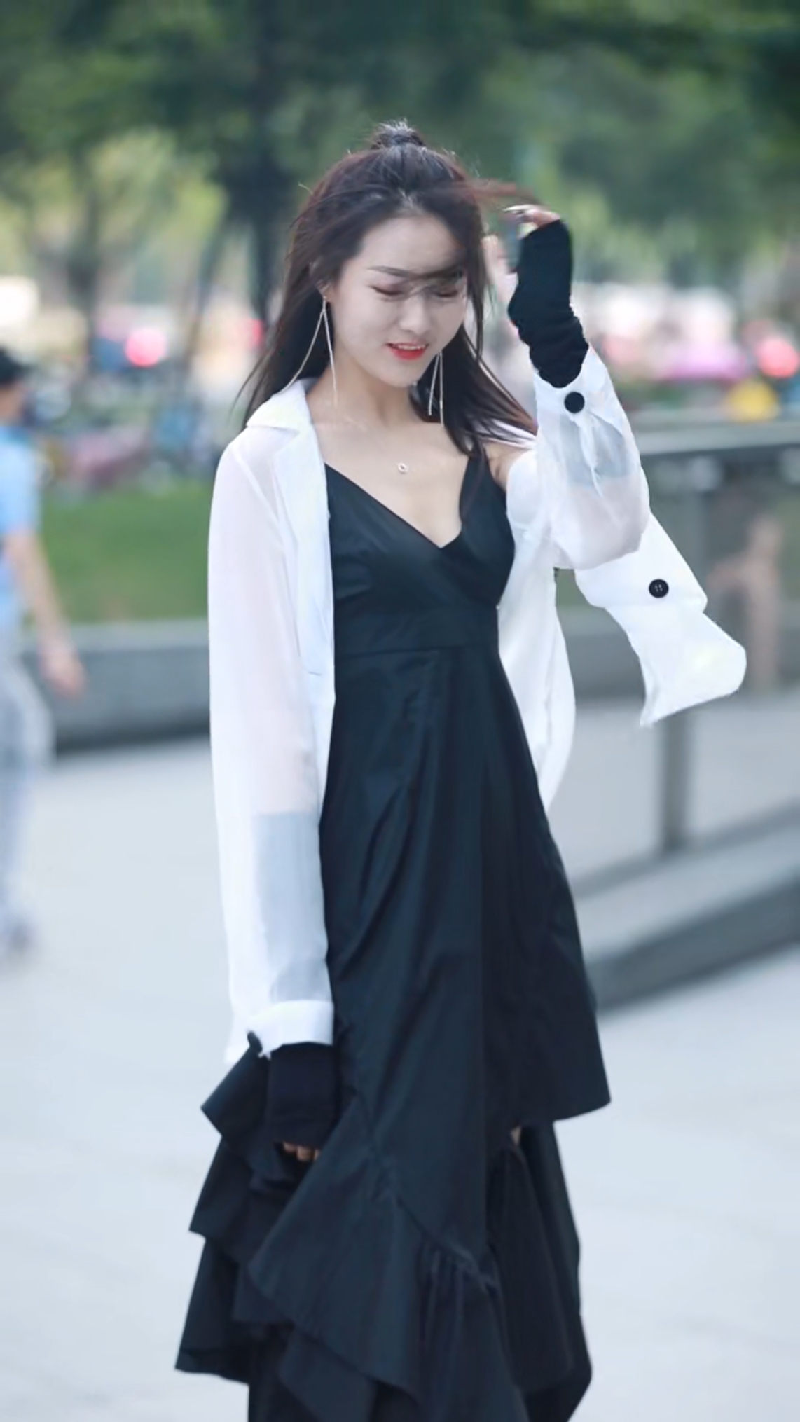 表白女神#再来一波晨美女的炸街颜值