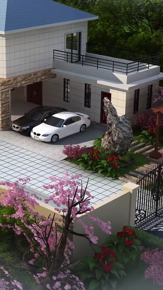 好惬意的农村生活,有庭有院有车有房!恍如世外桃源!