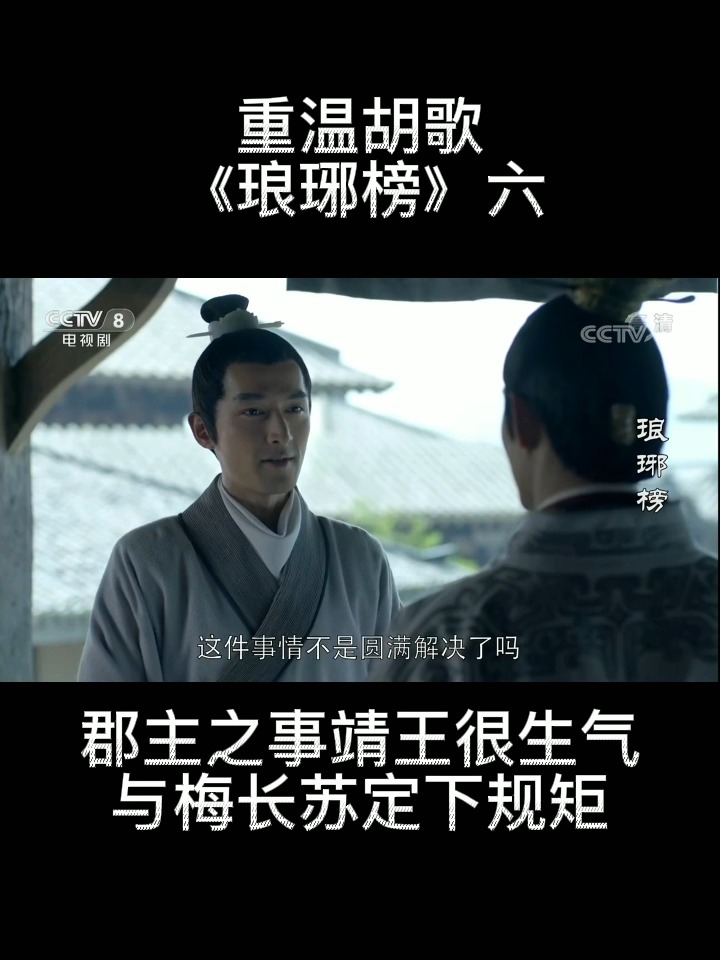 琅琊榜重温琅琊榜第六集靖王与梅长苏立下规矩想要对付他们一定要比
