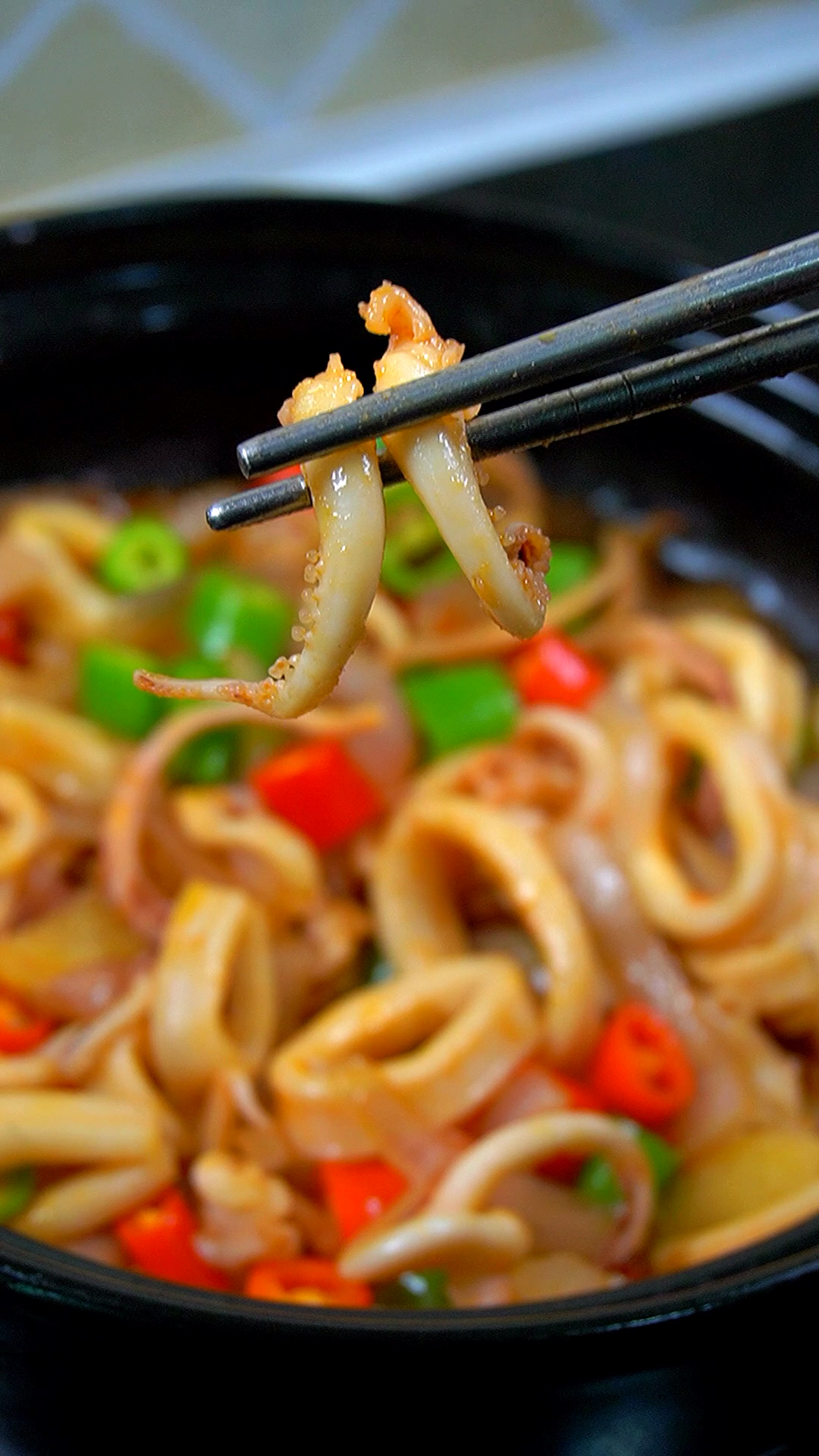 我的秘密食谱#砂锅鱿鱼,简单又好吃