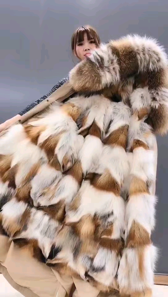 稀有金岛狐狸毛内胆