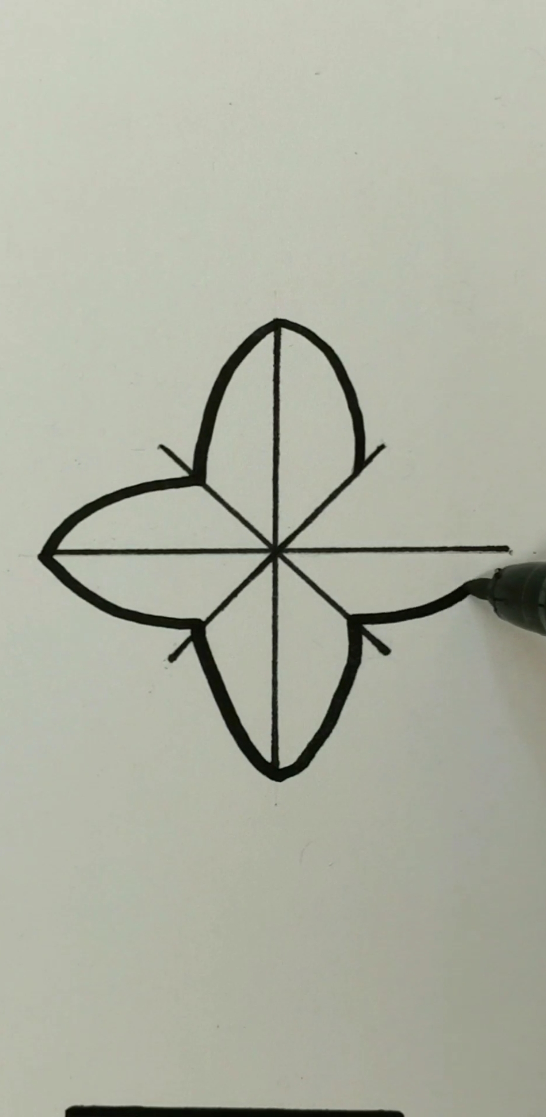 我要上热门#漂亮的一笔画