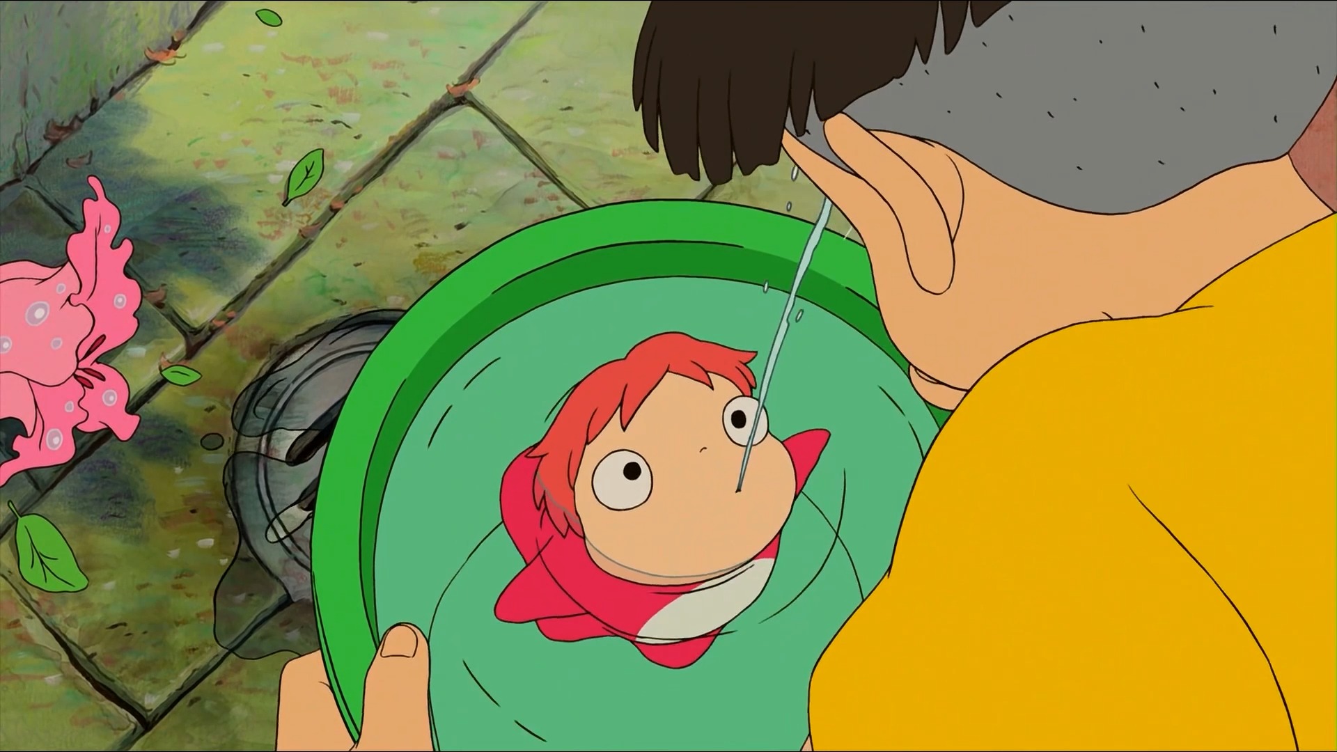 动漫#为什么波妞会喜欢宗介,因为波妞对所有人呲水,只有宗介是笑着的