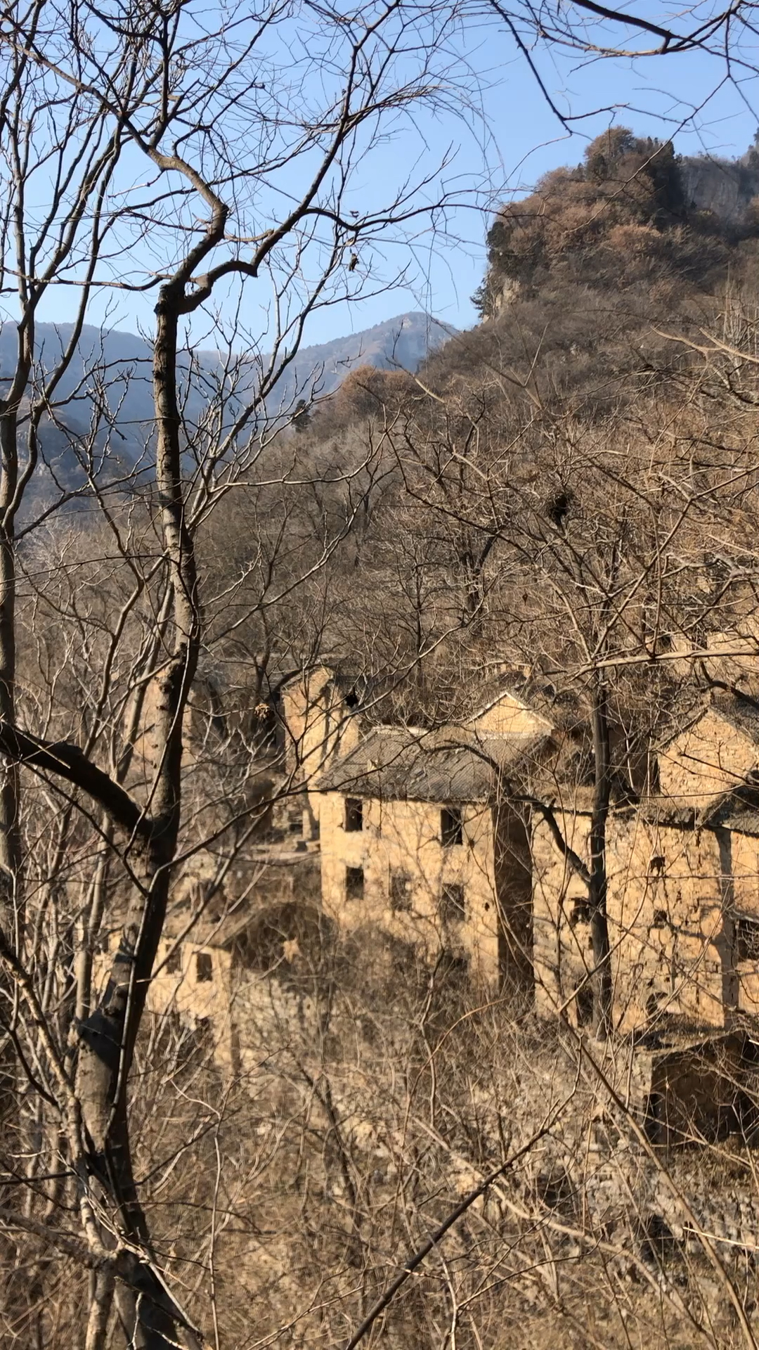 封门村全貌 拍摄不易