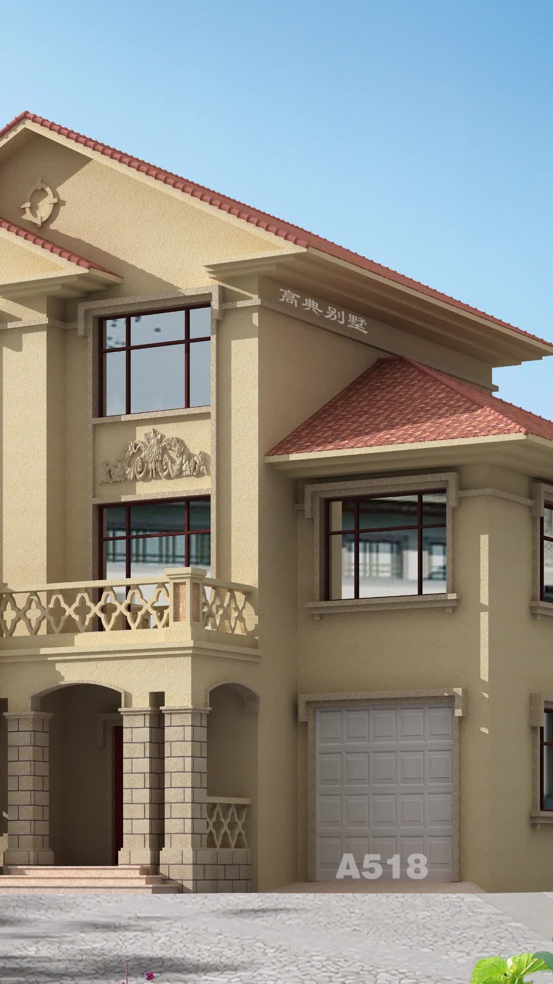 三层农村别墅设计,居住舒适,采光良好