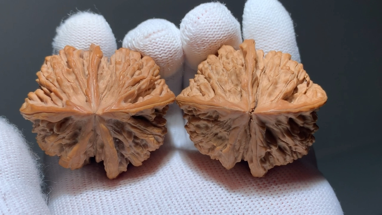 文玩核桃#43精配王勇五棱.