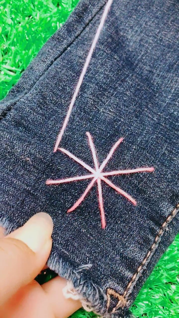 你们要的雪花针法教程