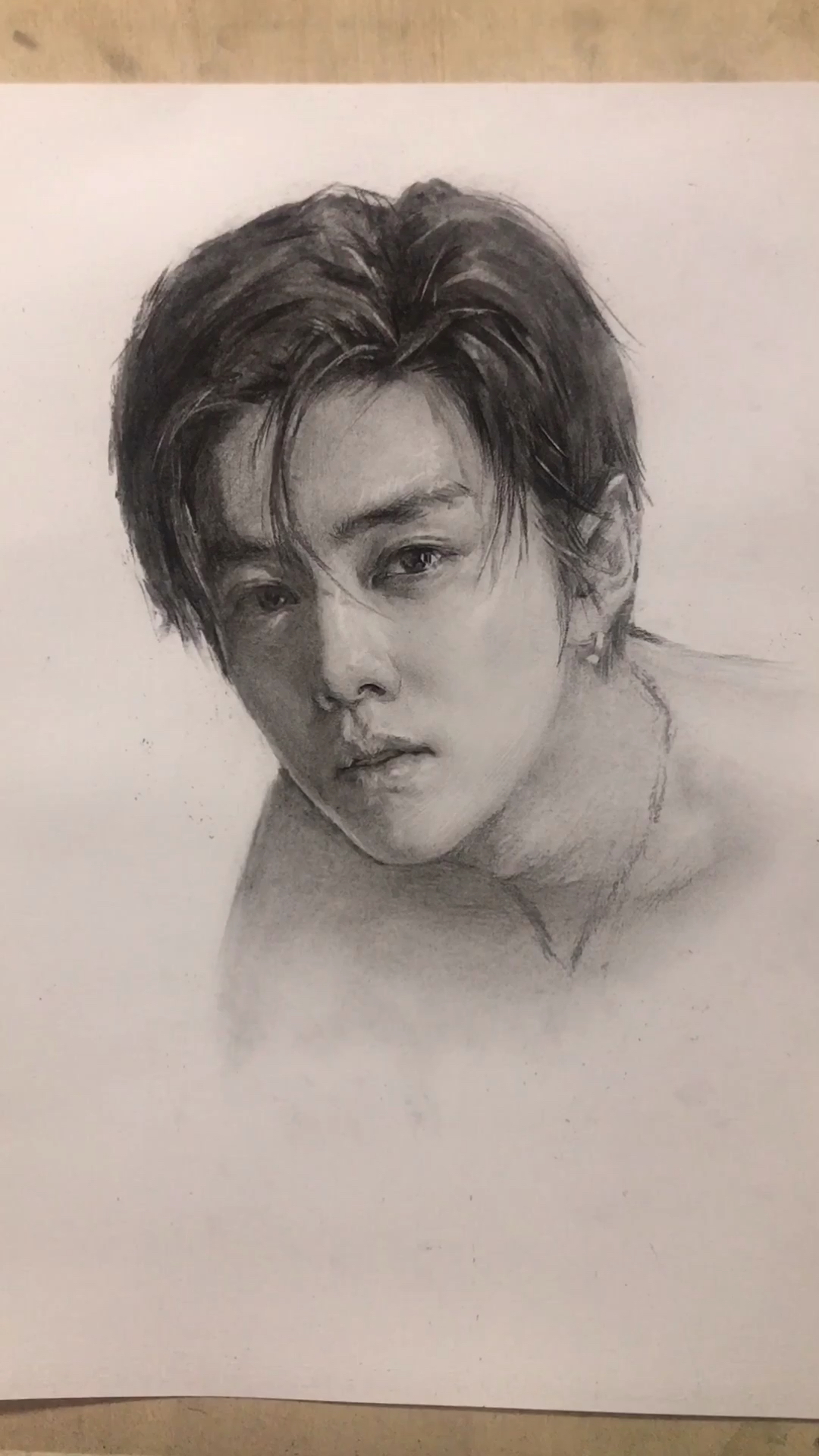 画个小帅哥#鹿晗