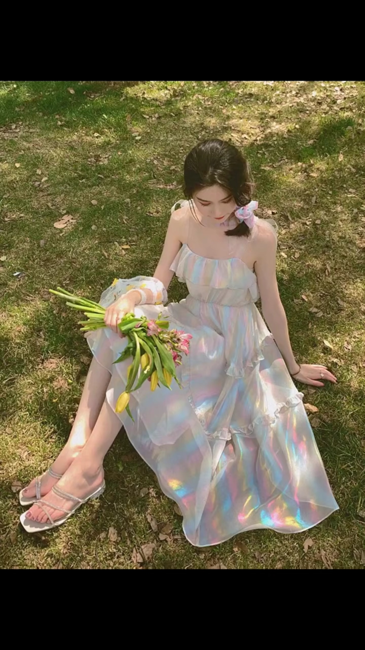 感谢官方给的每一个热门#这条裙子的网图真的很美#时尚穿搭