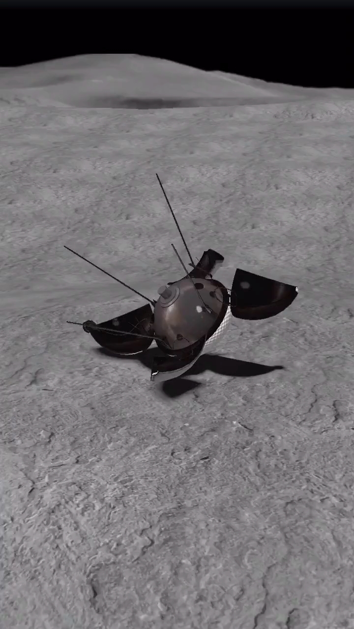 月球9号是苏联在1966年发射并成功登陆月球的探测器.#探索宇宙