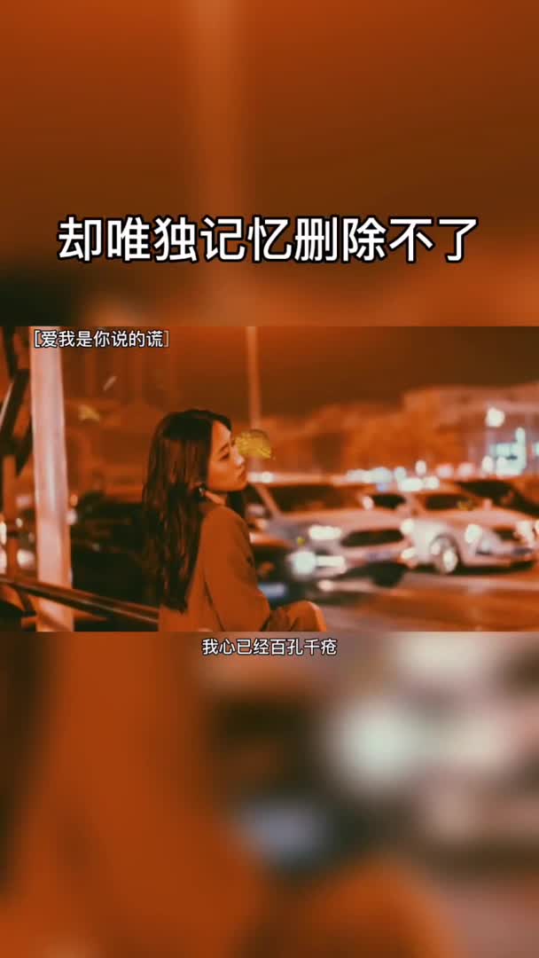 什么都可以删除拉黑,却唯独记忆删除不了,一场相遇,却留下了一生的