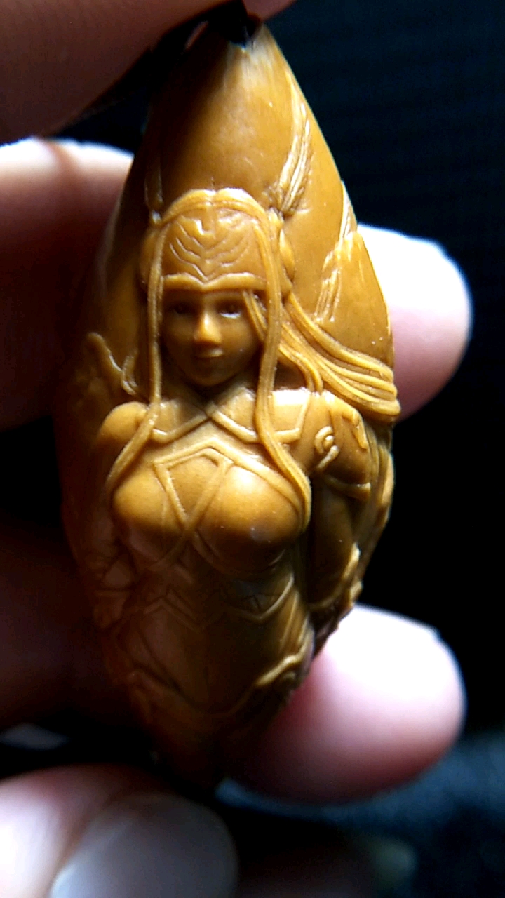 全民好物节#橄榄核美女美人纯手工单籽定制老油核