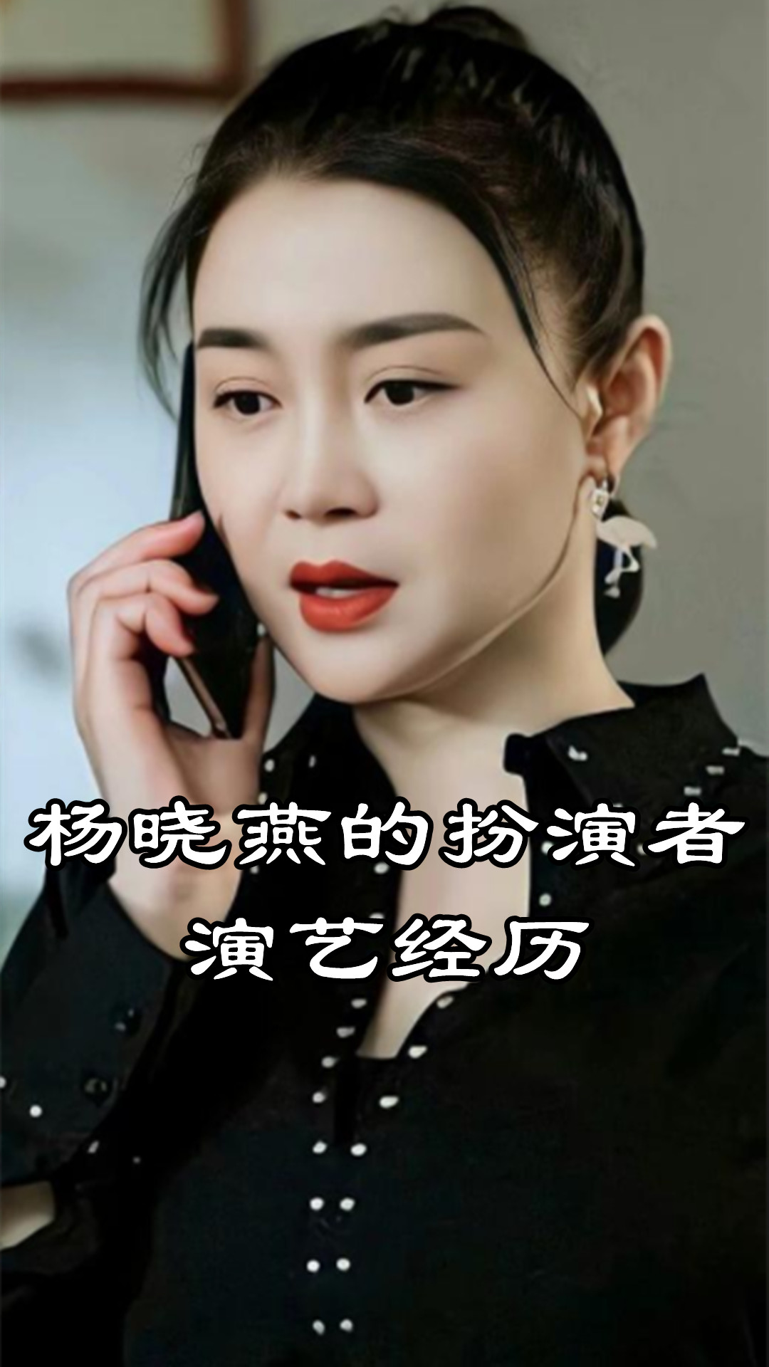 杨晓燕的扮演者演艺经历