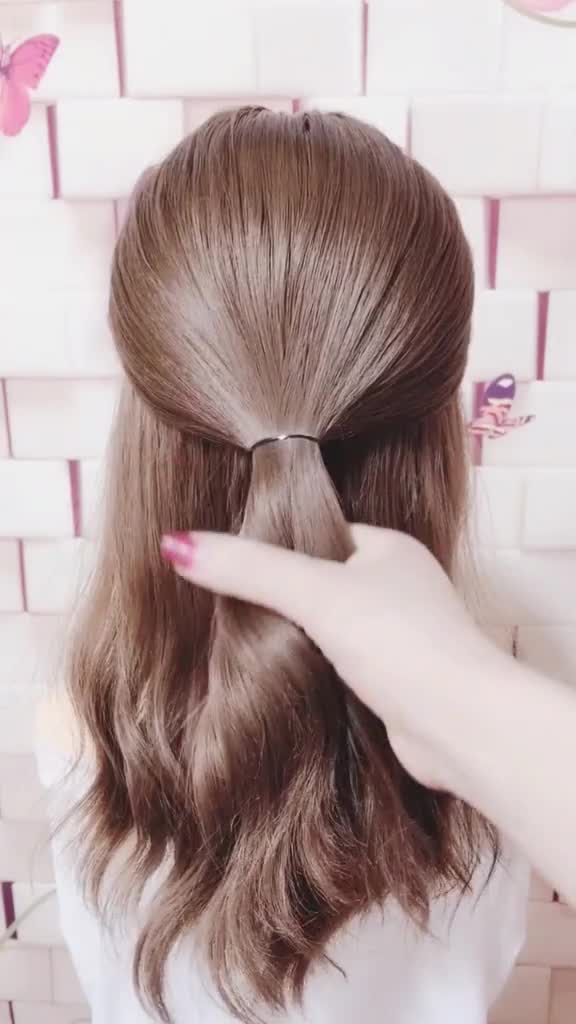 碎发多这样扎简单编发编发