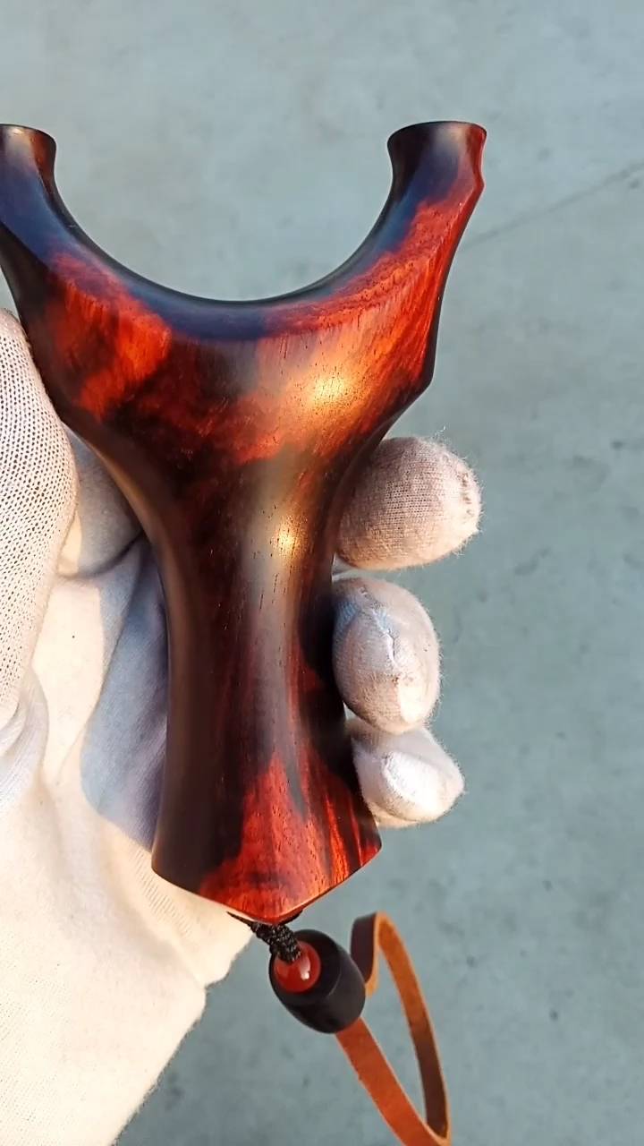 老挝大红酸枝天罡弓