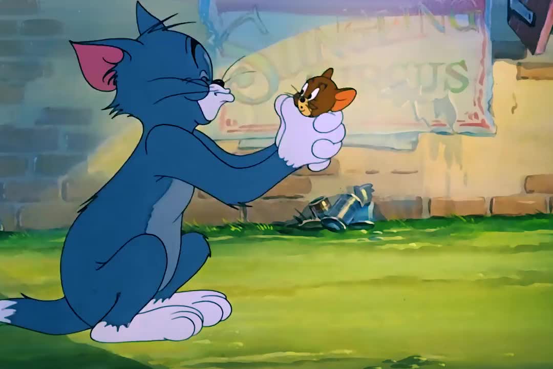 汤姆是个大暖男#都是汤姆主动亲的杰瑞,所以男生就应该主动,主动才会