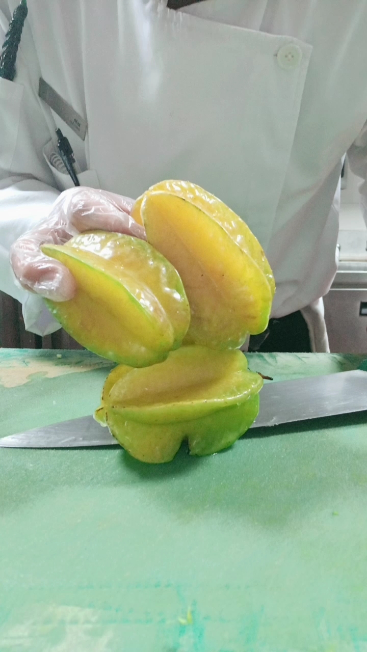 杨桃这样切够十个人吃了!