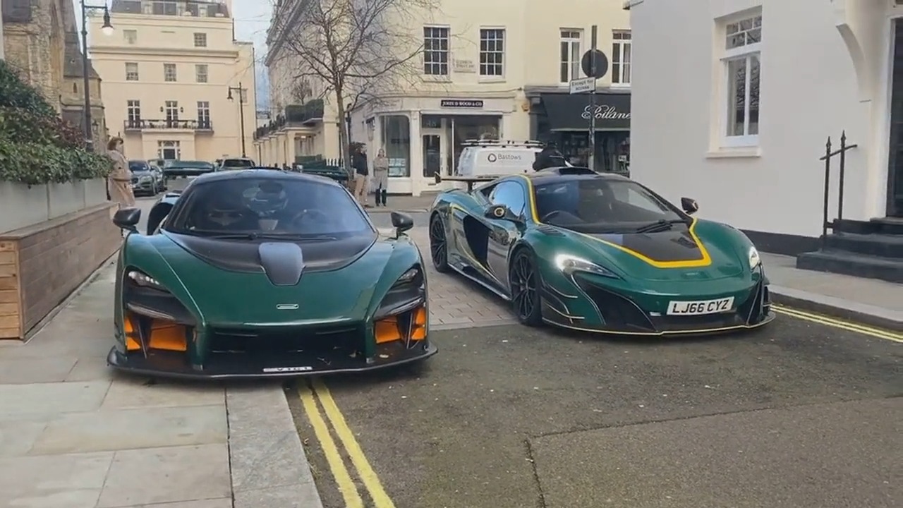 迈凯伦两台顶级超跑,价值千万的塞纳和p1,法拉利看到直接迷茫!