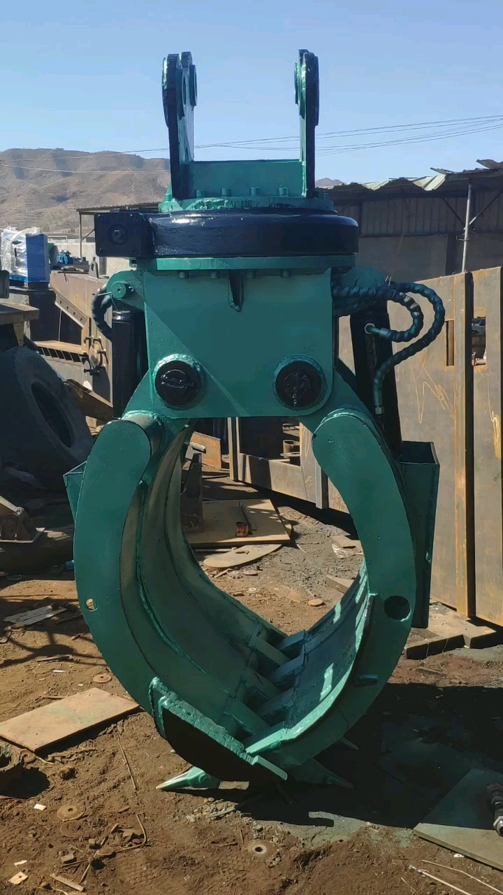 3 4带旋转液压抓手