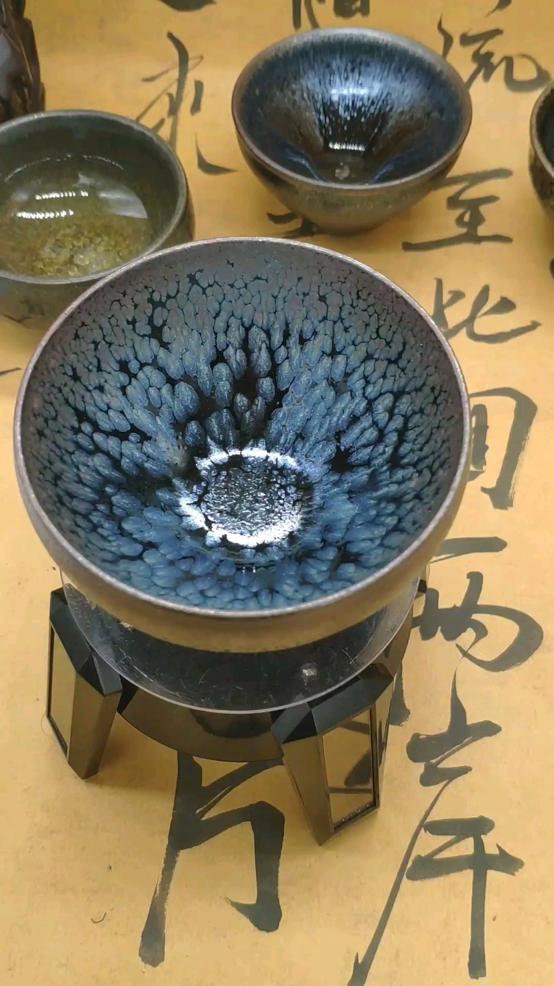 浮萍银油滴斑建盏