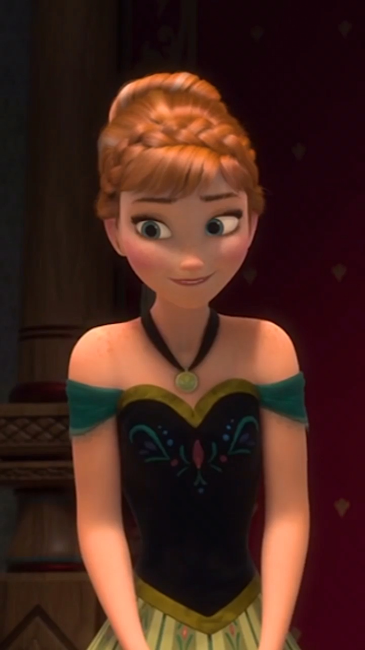 冰雪奇缘#调皮可爱的安娜长大了还是一点没变呀-度小视